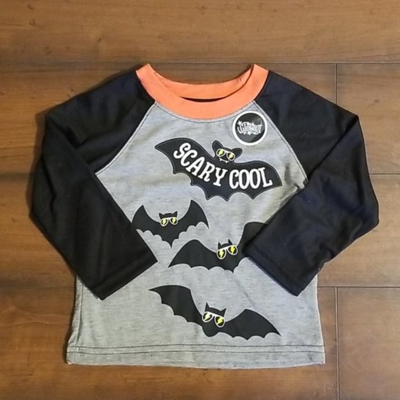Halloween Bat Toddler Long Sleeve Shirt - Picture 1 of 7